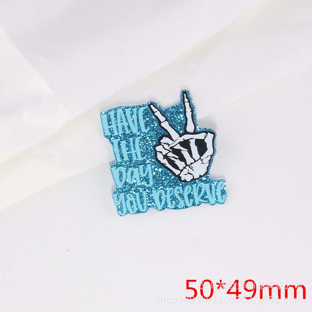 Wholesale 10PCS FlatBack Medical Acrylic Pin Accessories