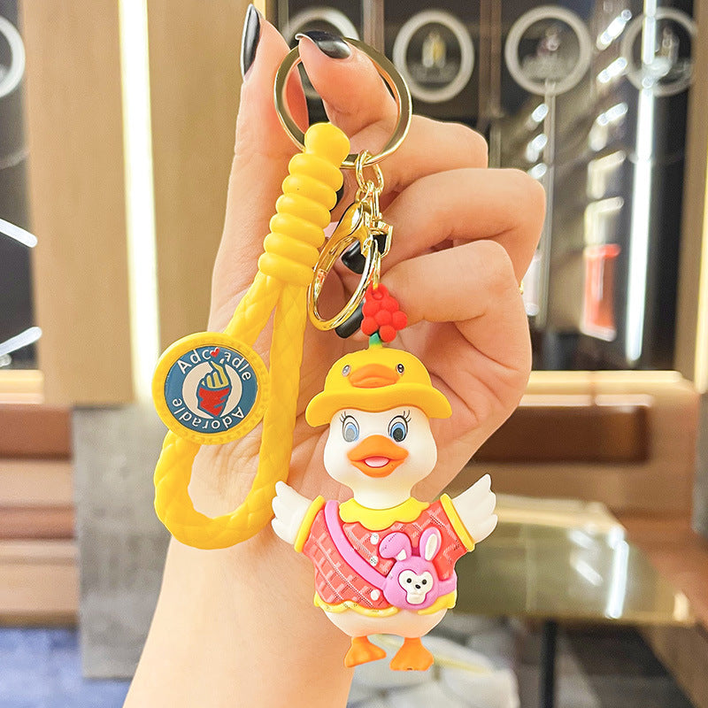 Wholesale Crooked Duck Pvc Keychain