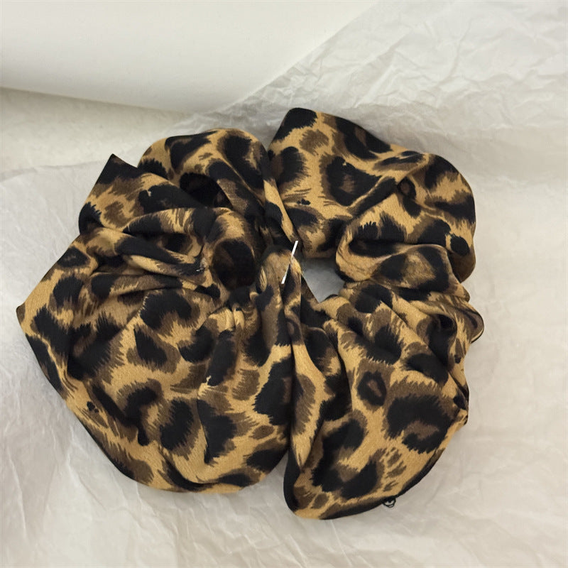 Wholesale Retro Leopard Print Sponge Hair Hoop Fashion All-match Headband Hair Ring
