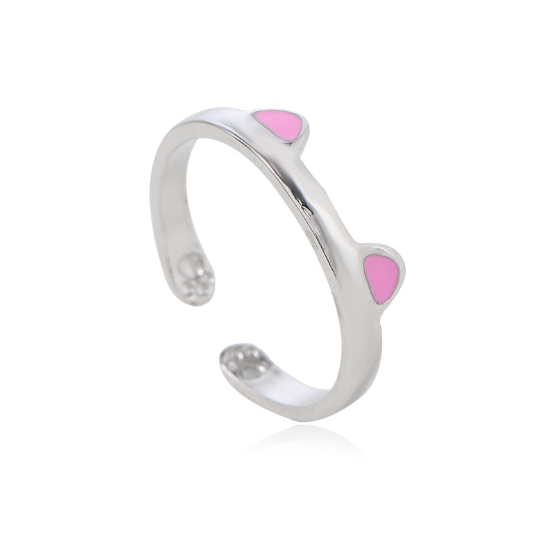 Wholesale Cute cat ear ring