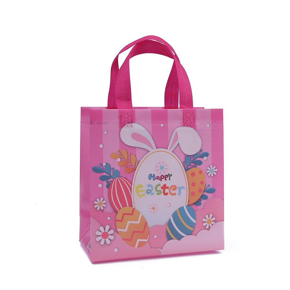 Wholesale 24pcs Easter Cartoon Rabbit Non Woven Storage Bag
