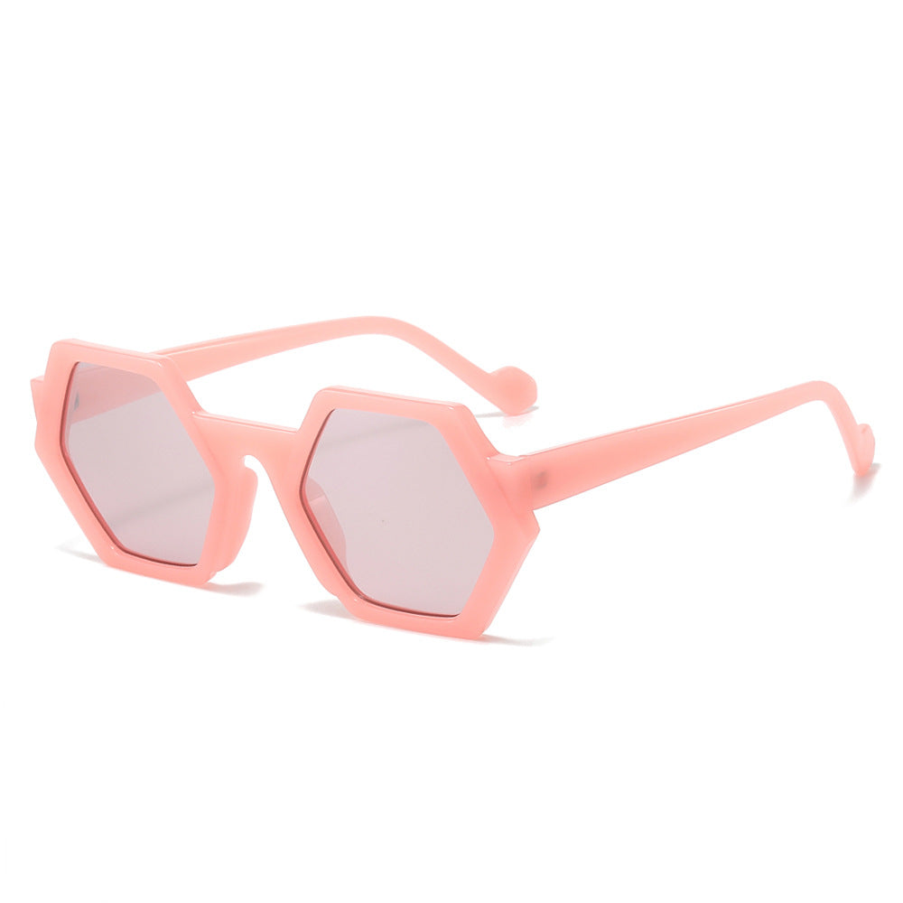 Wholesale Fashionable Polygonal Versatile Men's and Women's Modern Sunglasses