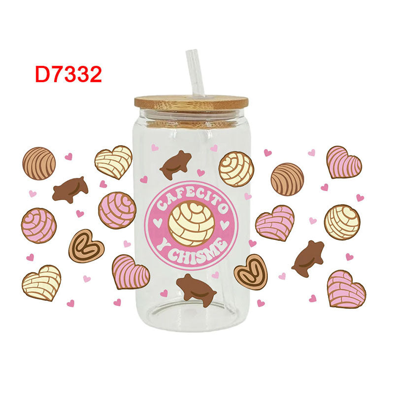 Wholesale Gourmet Volleyball 16oz Cup UV DTF Wraps