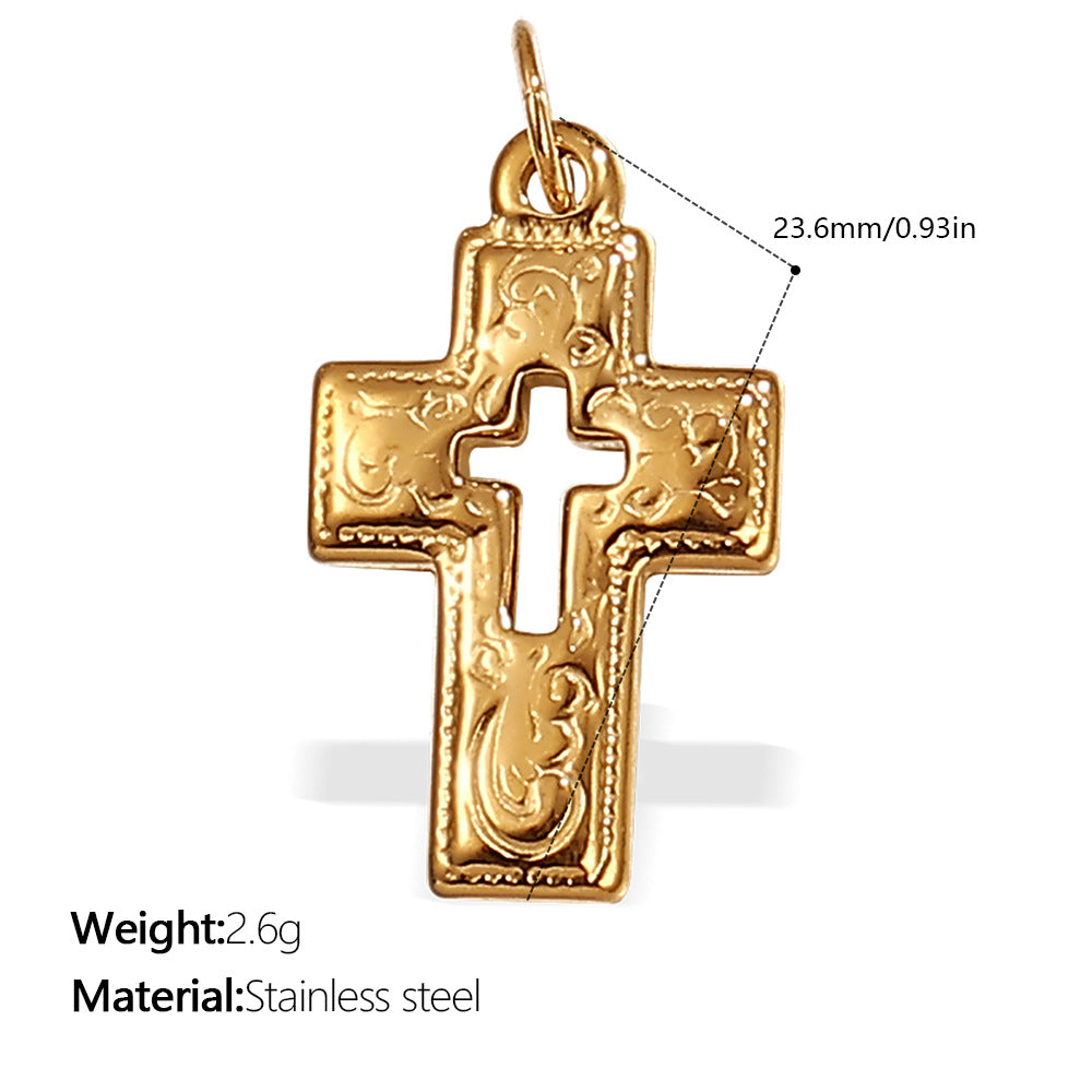 Wholesale Stainless Steel Cross Pendant Necklace