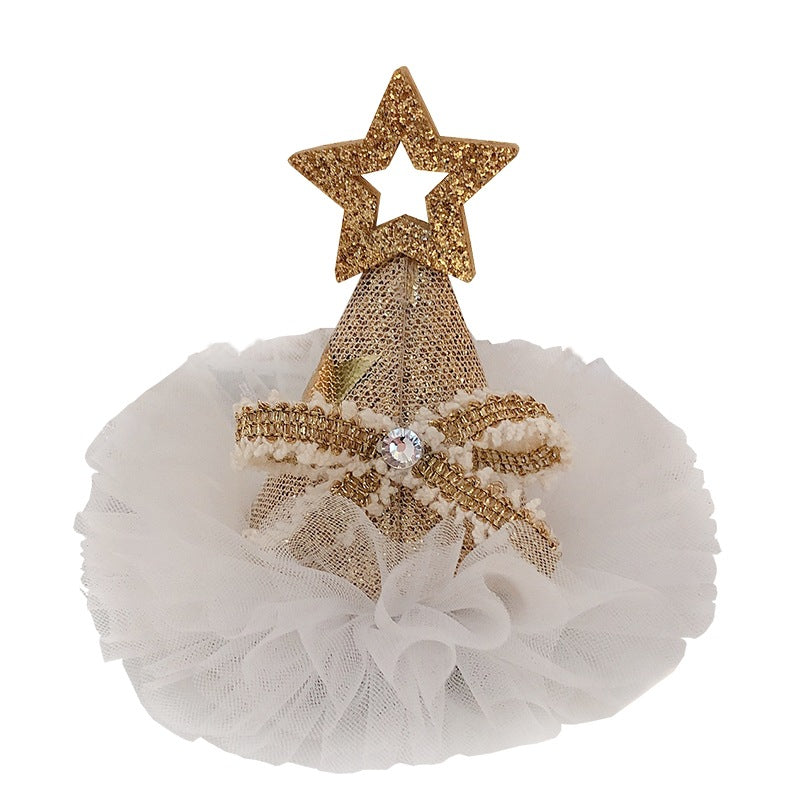 Wholesale Cute Bow Hairpin Birthday Hat Hairpin