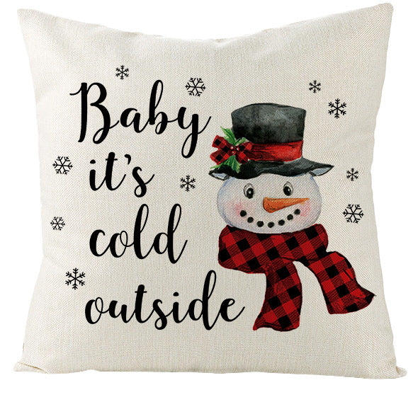 Wholesale Christmas Pillow Sets Linen Home Cushion Sets