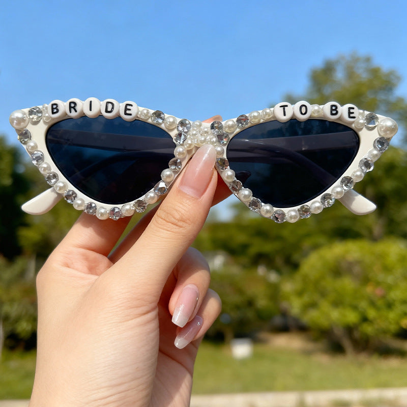 Wholesale Inlaid with diamonds Men' s/ women' s sunglasses