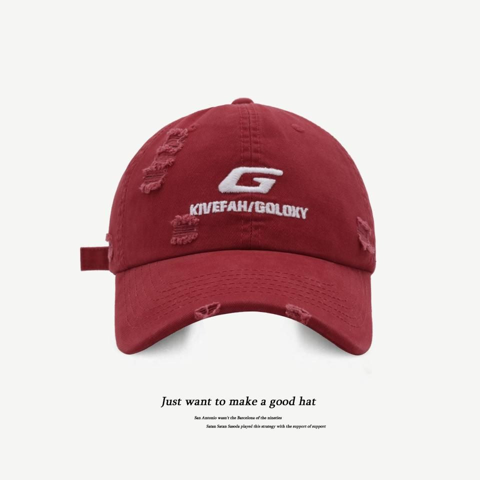 Wholesale Embroidered Hole G Letter All-match Baseball Cap