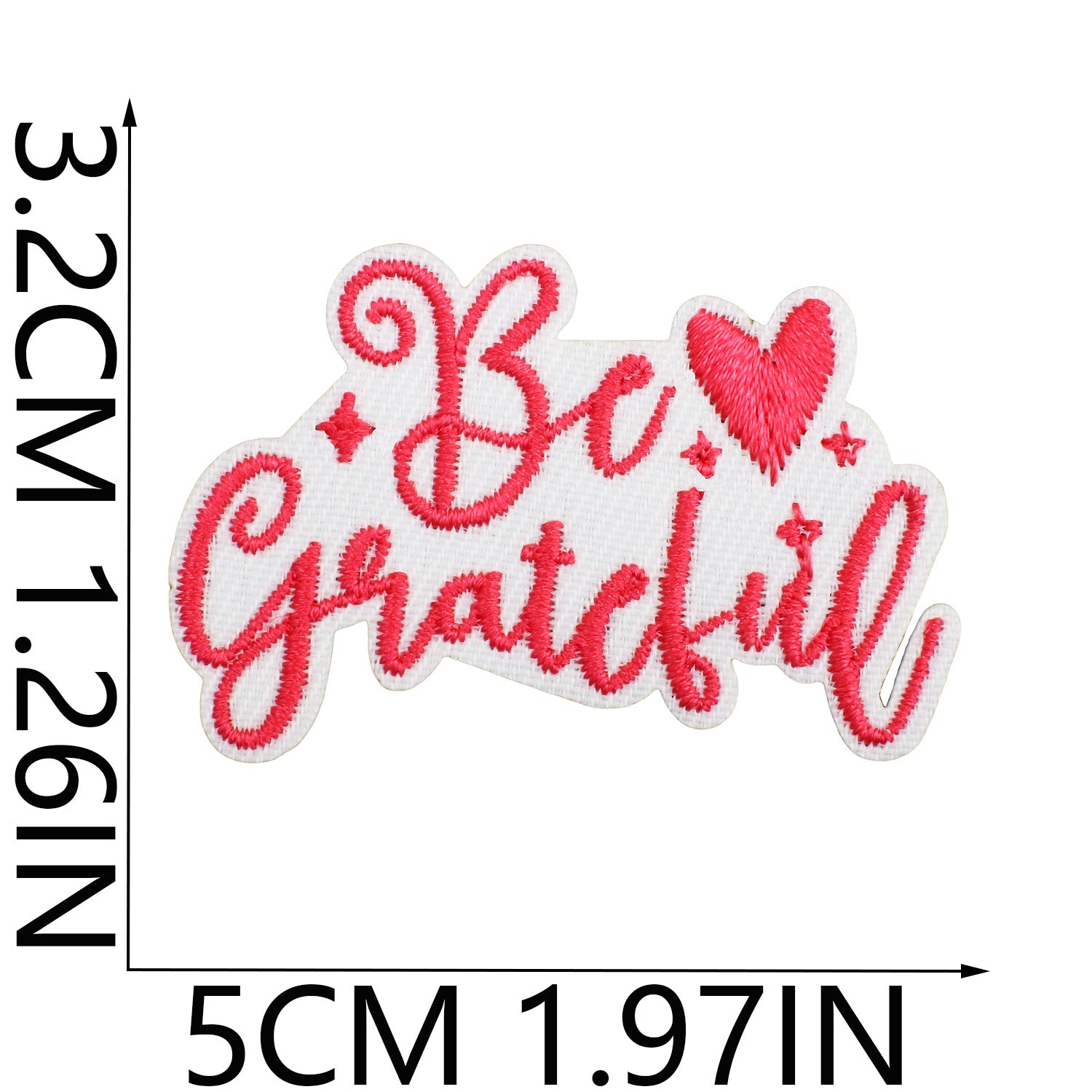 Wholesale Inspirational quotes embroidered patch