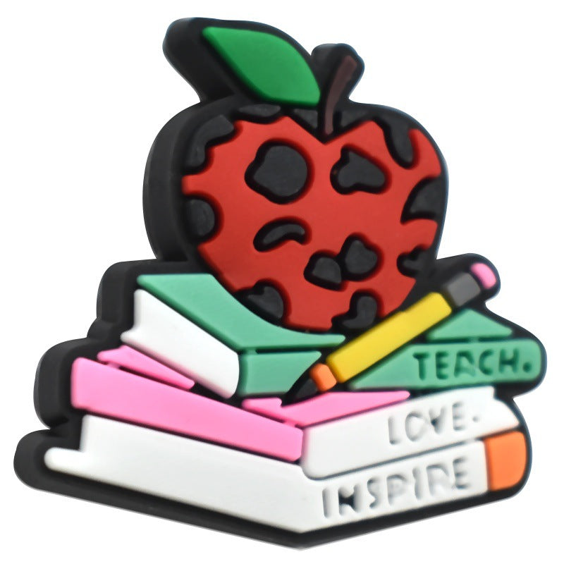 Wholesale Random 100pcs/pack  Back-to-School Series Student Stationery  Focal Beads