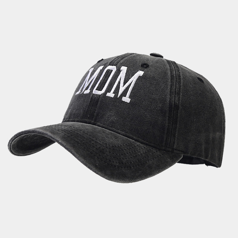 Wholesale Washed Cotton DAD MOM Vintage Embroidered Baseball Cap