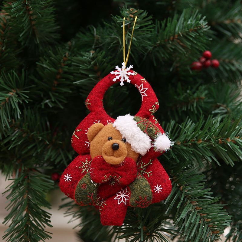 Wholesale Christmas Non-woven Pendant Three-dimensional Pendant