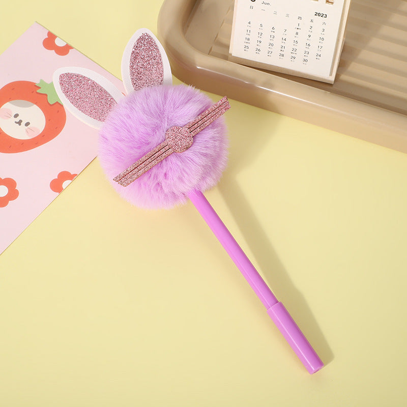 Wholesale Cartoon Cute Cat Fur Ball Pens