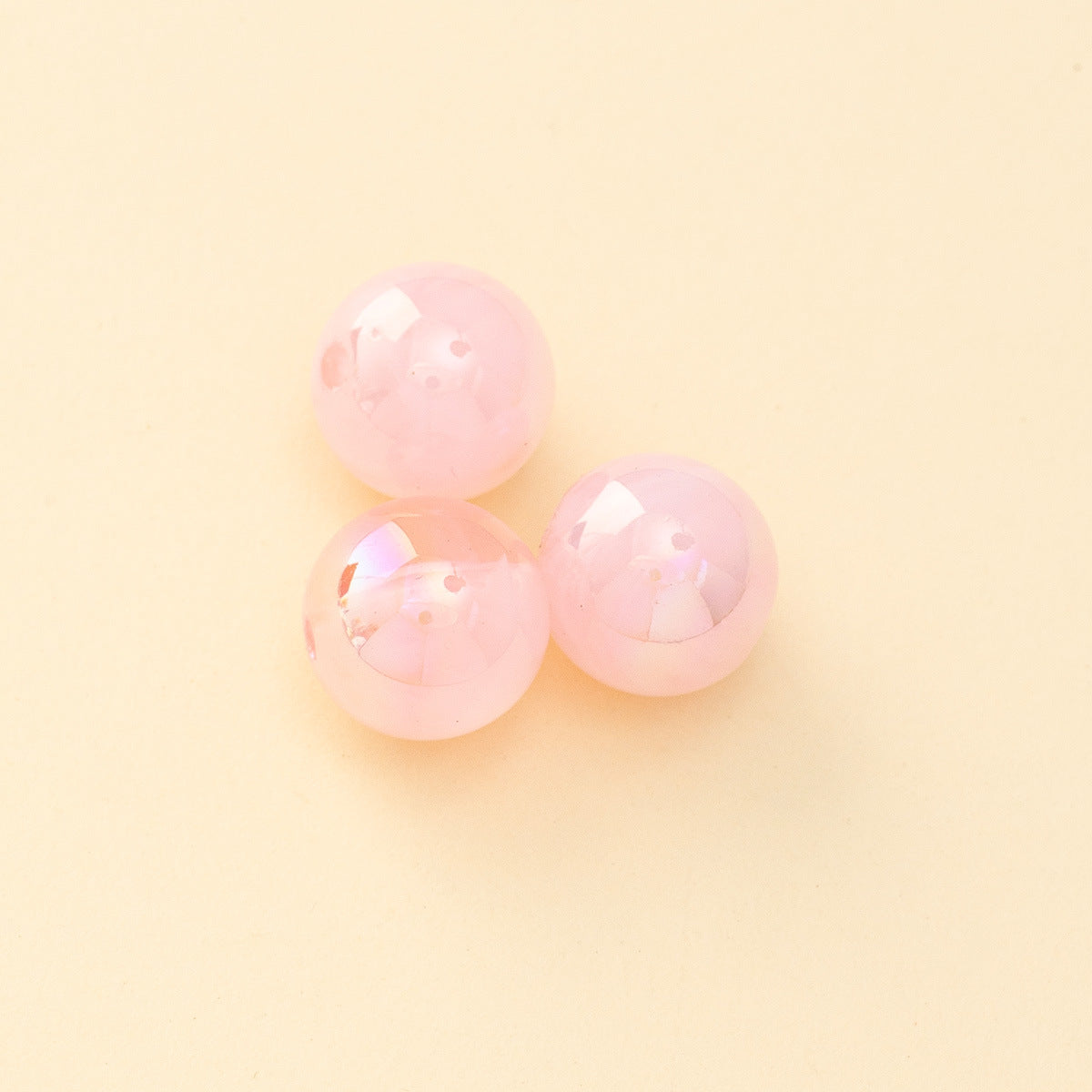 Wholesale 200pcs Cloud Fog Straight Hole ABS Symphony Beads