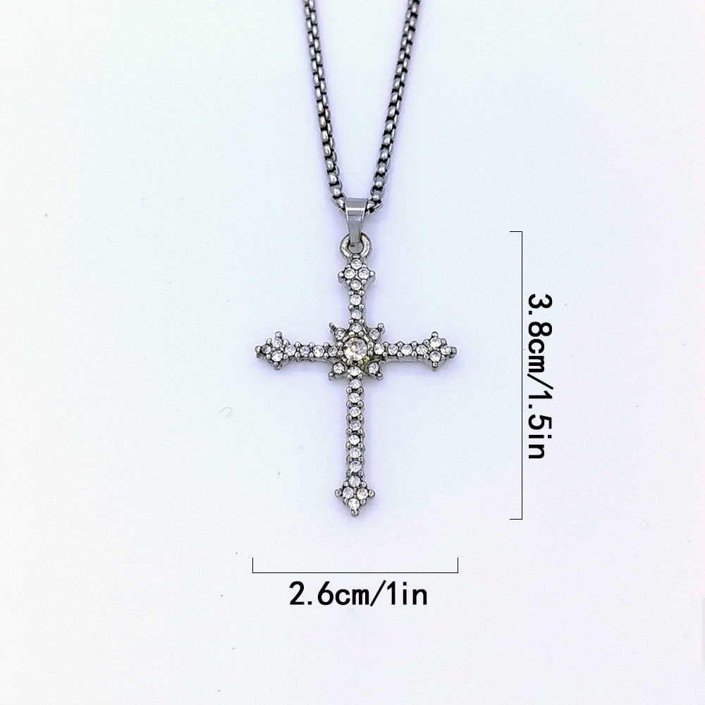 Wholesale Diamond Cross Pendant Necklace
