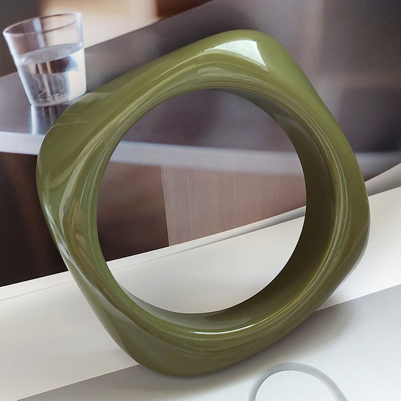 Pulsera acrílica de estilo francés al por mayor