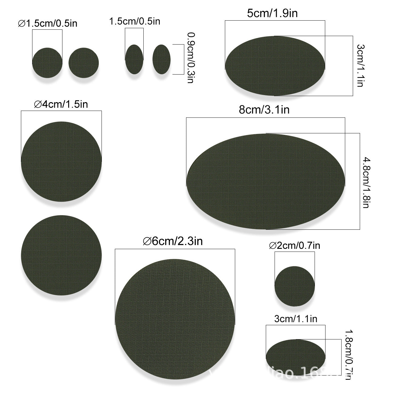 Wholesale Sapphire Blue Nylon Self Adhesive Repair Patches 11 Pack No Sew Waterproof Fabric For Coats Raincoats Tents Down ets Everyday Home Travel Gift