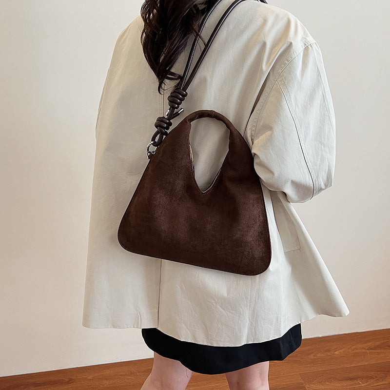 Wholesale Suede Large Capacity Tote Bag Handbag Crossbody Bag