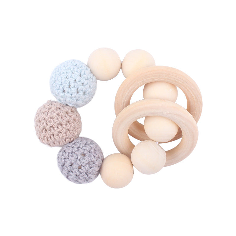 Wholesale DIY Yarn Ball Baby Teether Pacifier Chain