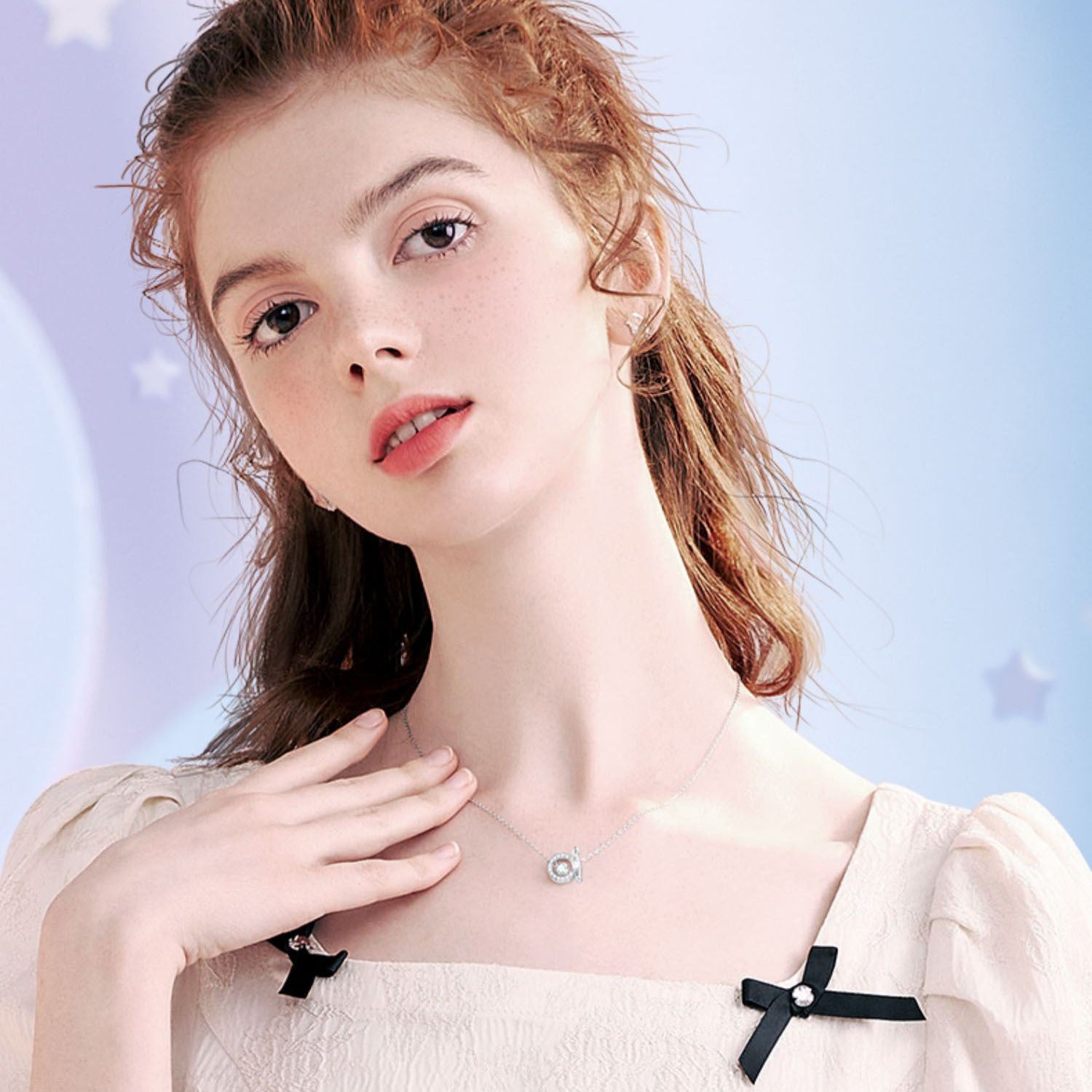 Wholesale Necklace Schoolgirl Valentine's Day Gift Beating Heart ins Simple Niche Design Necklace