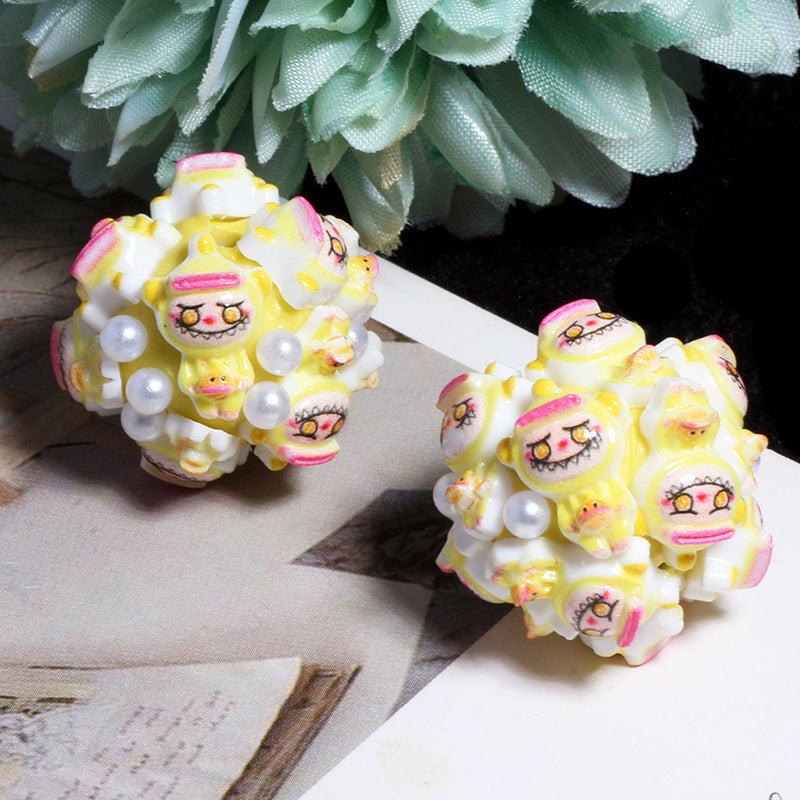 Wholesale 10pcs Cute cartoon Beads
