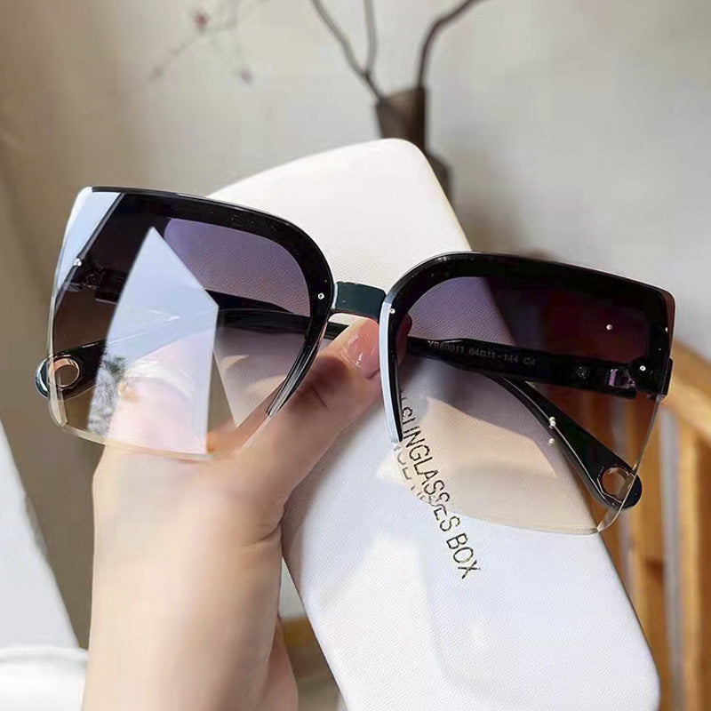 Wholesale Square Frameless PC Sunglasses