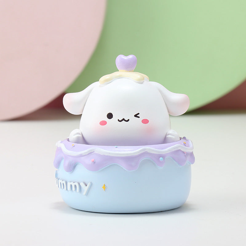 Wholesale of Piglet Shake Head Resin Doll Car Accessories