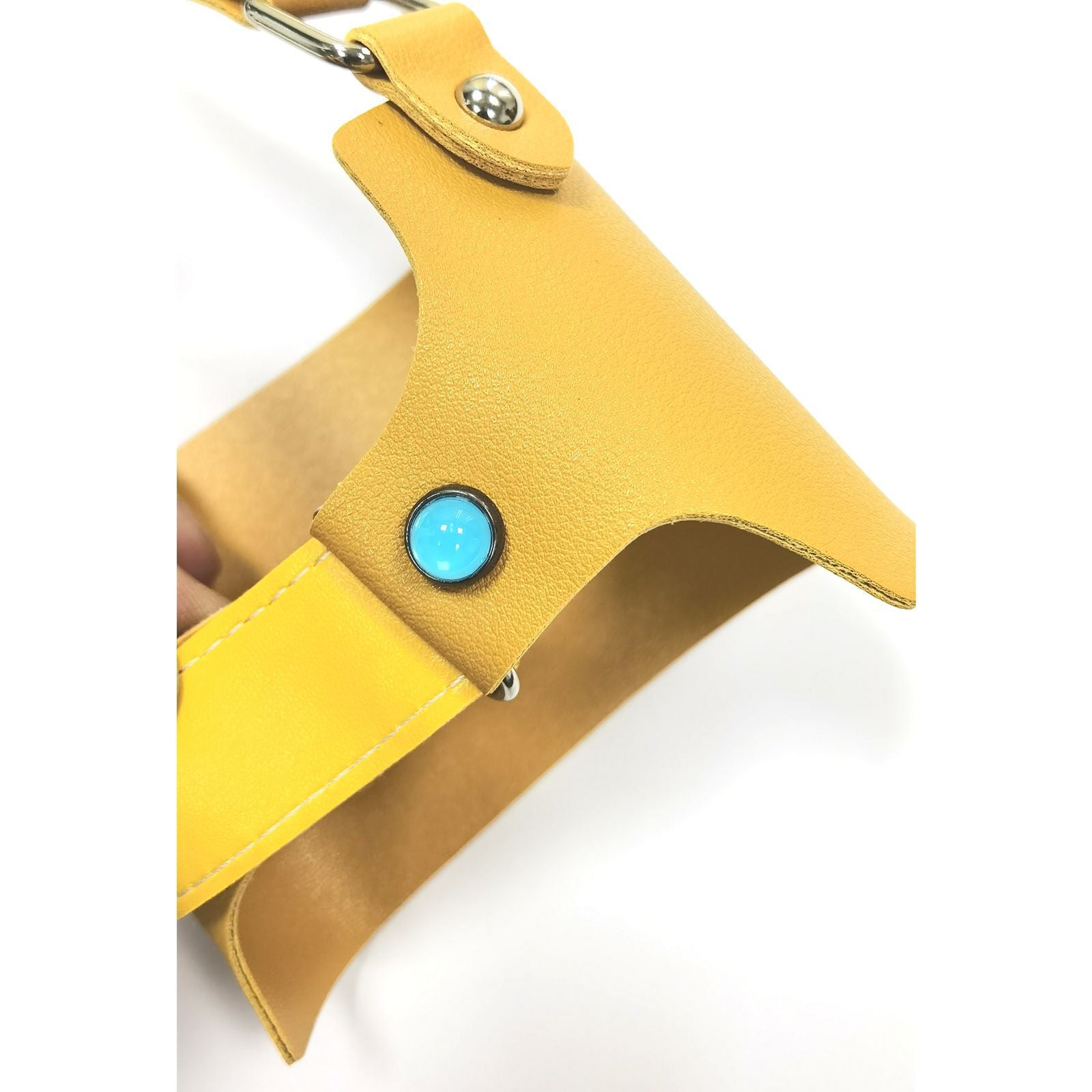 Wholesale Portable Coffee Accessories Adjustable PU Leather Non-slip Cup Holder