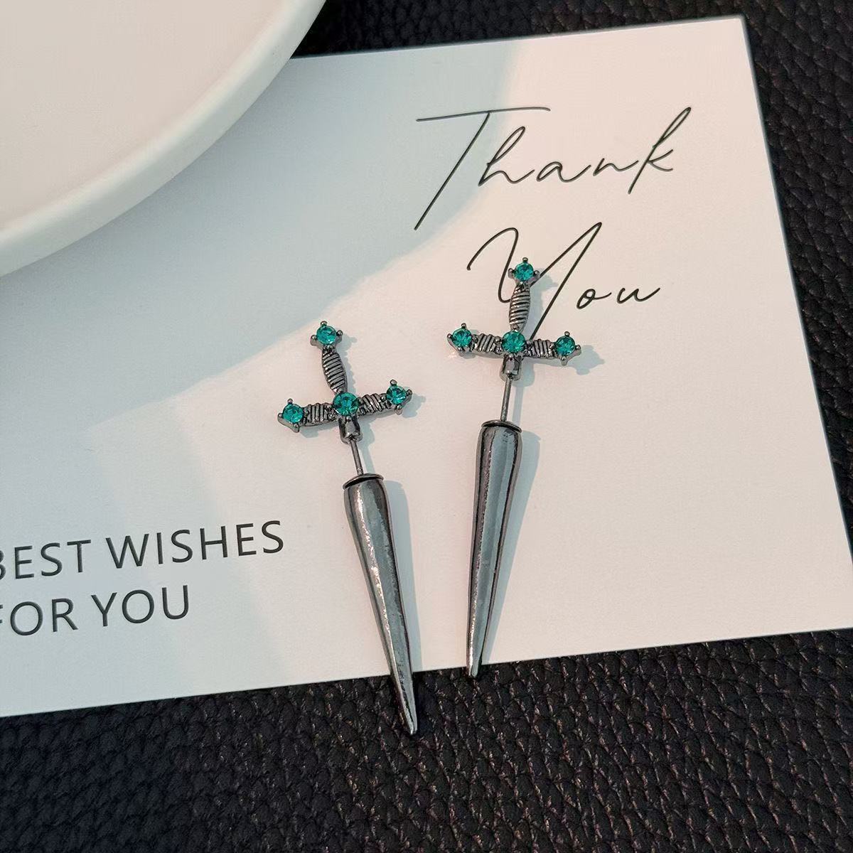 Wholesale Gothic Punk  Earrings Dark Bat Skeleton Pumpkin  Design Electroplated Alloy Stylish Party Gift