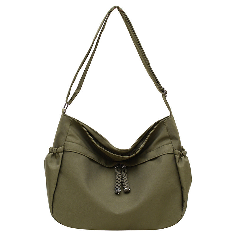 Wholesale Casual Large Capacity Canvas Commuting High-end Feel Tote Versatile Nylon Cloth Shoulder Bags