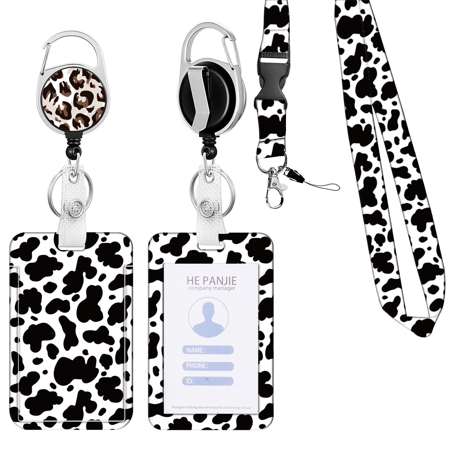 Wholesale Mobile Phone Hanging Chain Wrist Lanyard Key Pendant Push-and-close Slide Card Sleeve Retractable Buckle