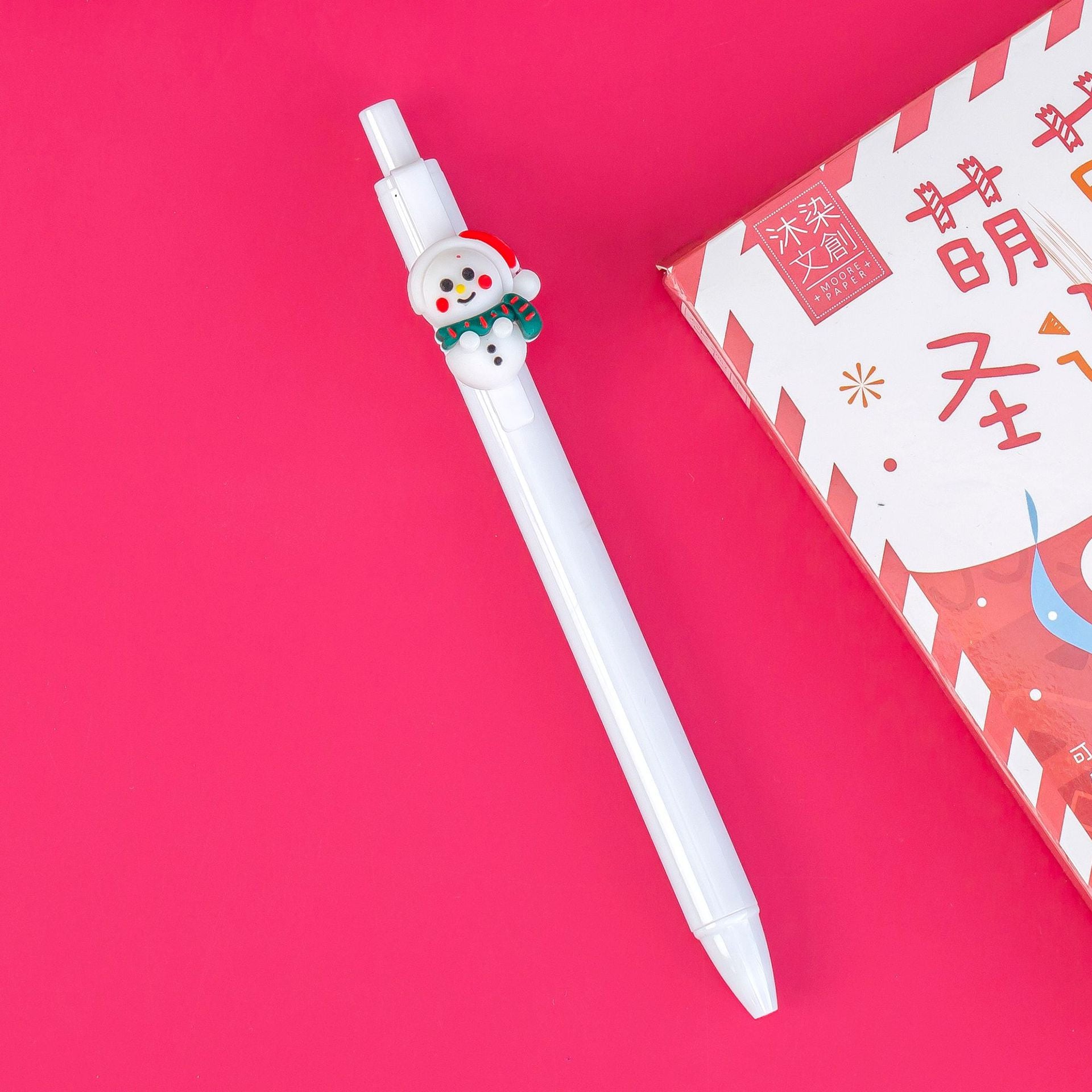 Wholesale Christmas Plastic Rollerball Pen