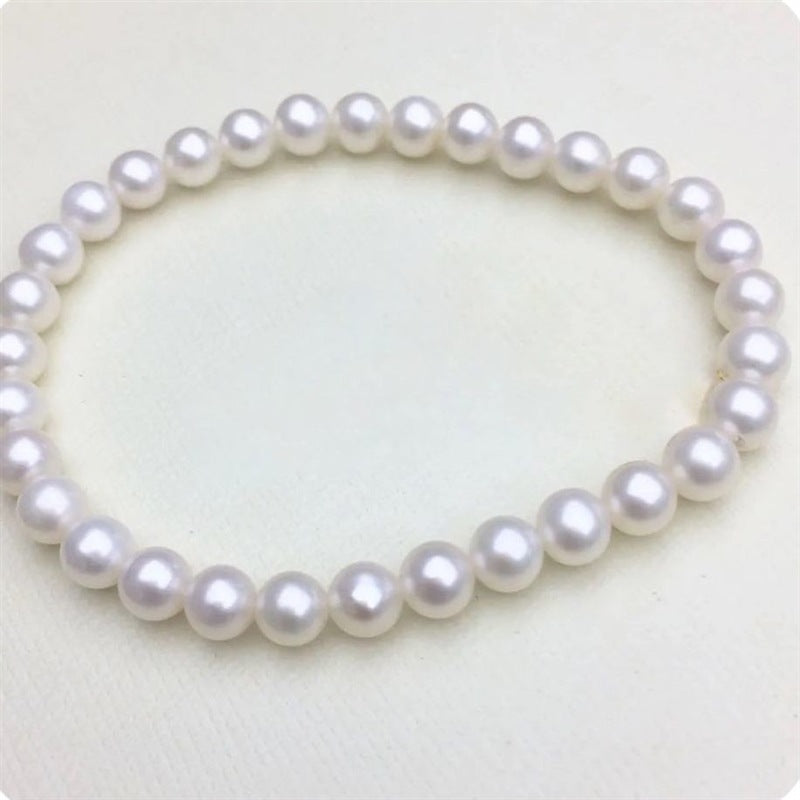 Wholesale Stars Double Layer Pearl Beaded Bracelet