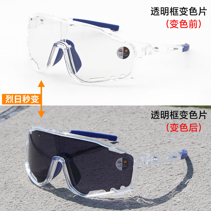 Wholesale Cycling goggles with color changing function to prevent wind, sand and UV rays