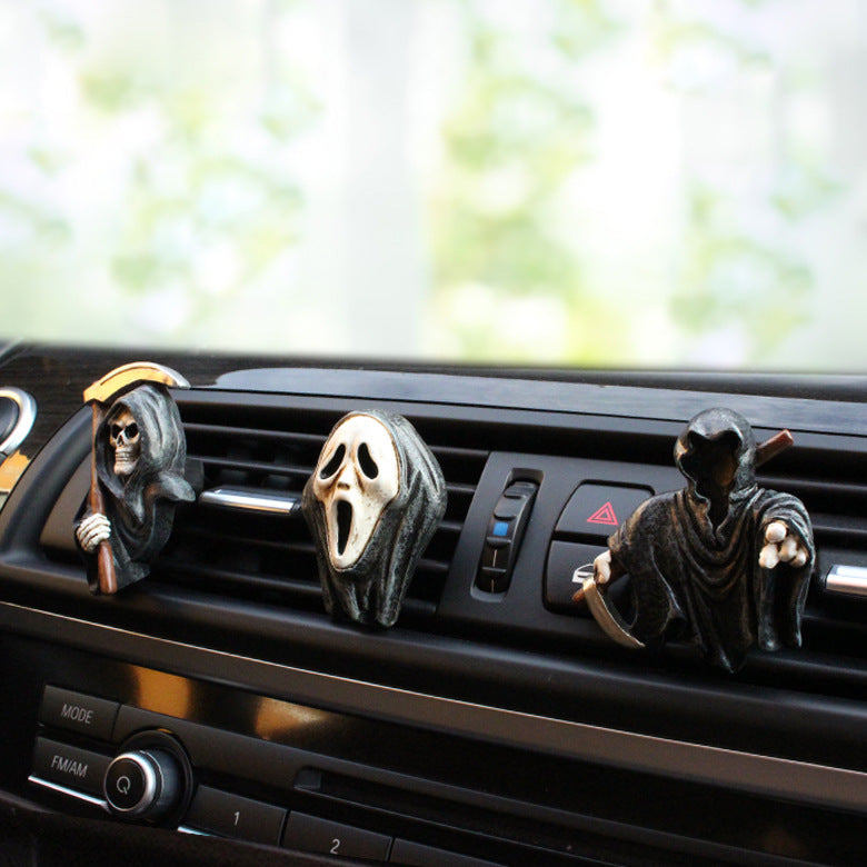Wholesale Resin Car Reaper Aromatherapy Clip