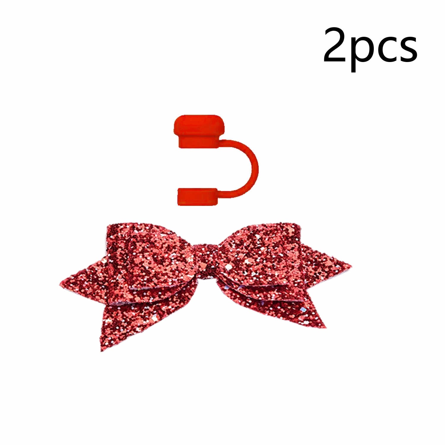 Wholesale 5pcs Ice Cup Bow Straw Hat