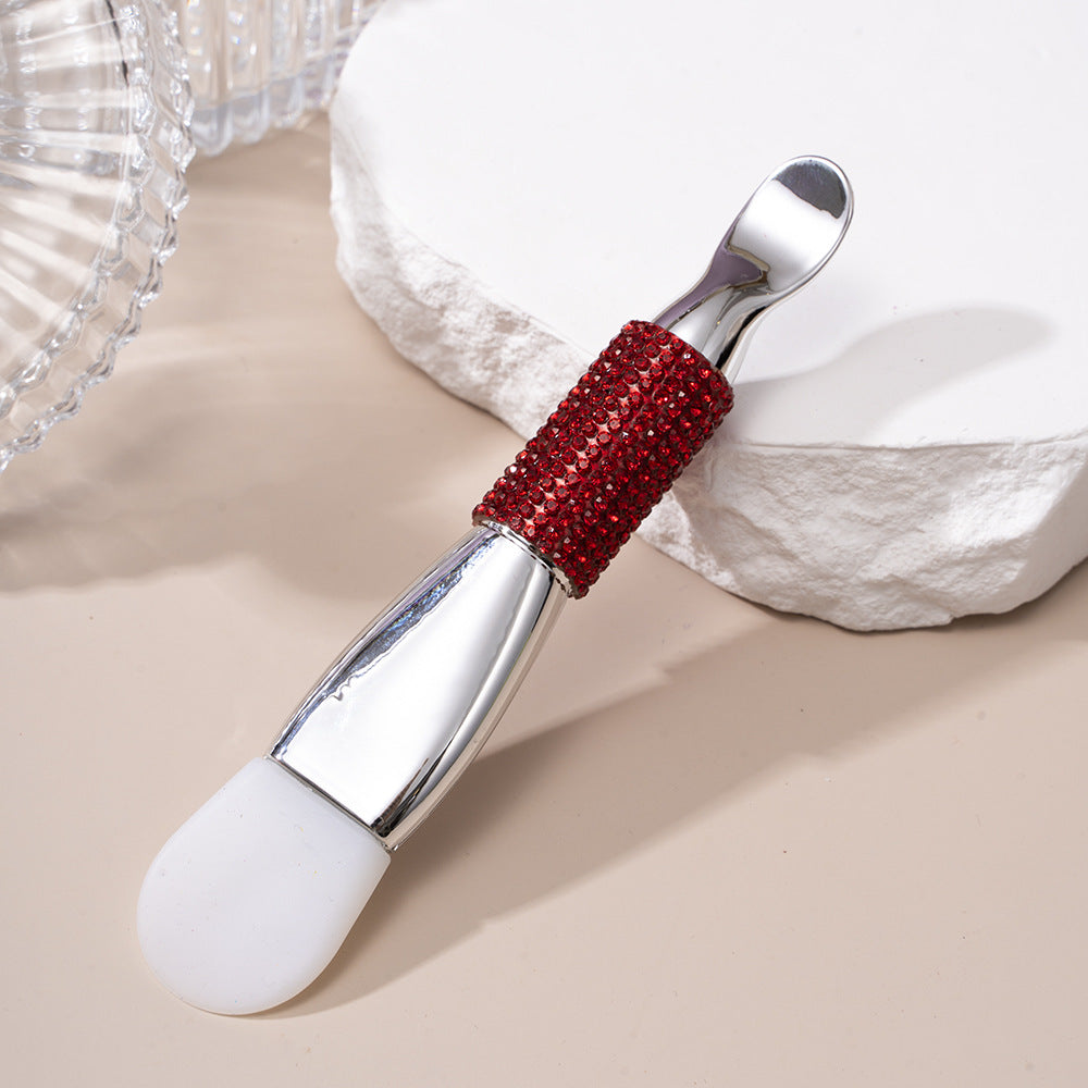 Wholesale Explosions mask brush silicone film rod soft hair facial beauty tools wholesale double head with scoop mud film brush