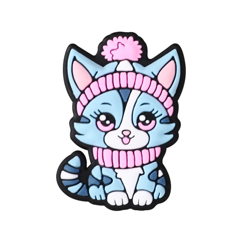 Wholesale 20pcs Kitten Baby Cartoon Pacifier Anti-chain DIY Beading