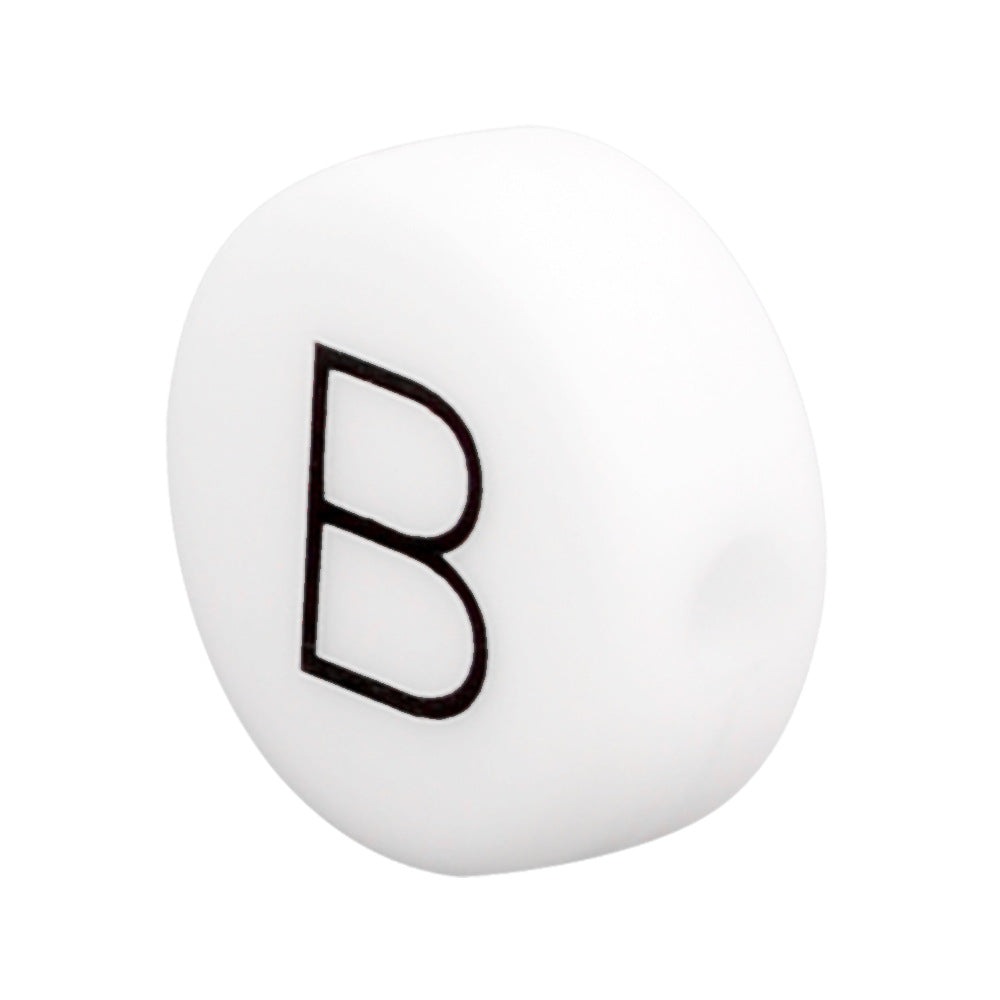 Wholesale 10PCS Silicone DIY Alphabet Beads