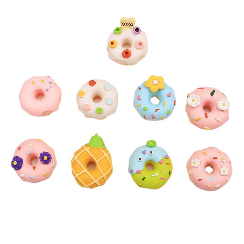 Wholesale Cartoon Donut Resin Cream Glue Phone Case