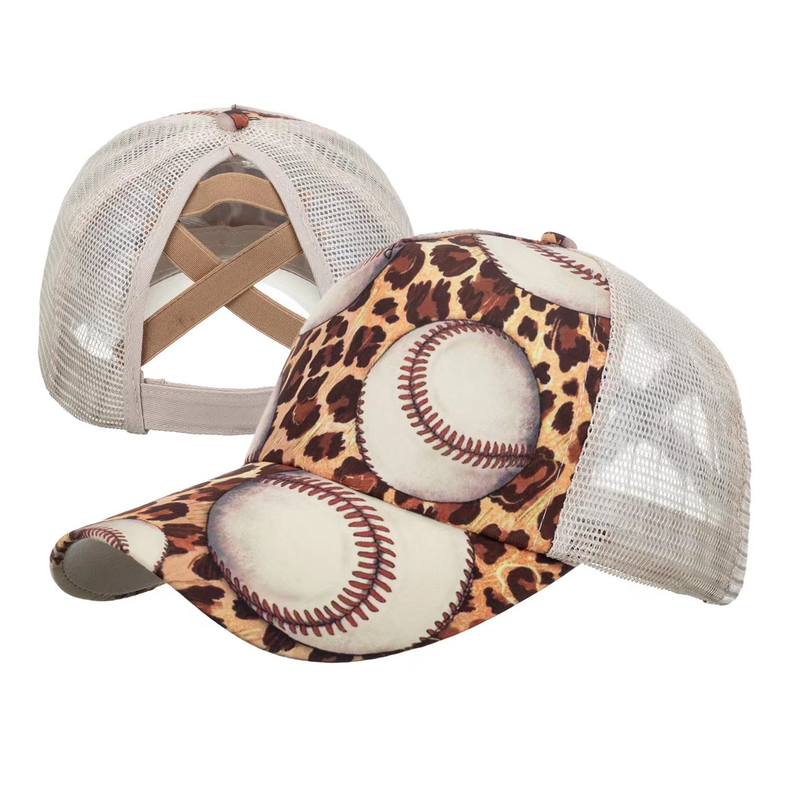 Wholesale Printed,  Open-Back,  Colorful Graffiti Baseball Cap — Sun Protection ( Cotton)