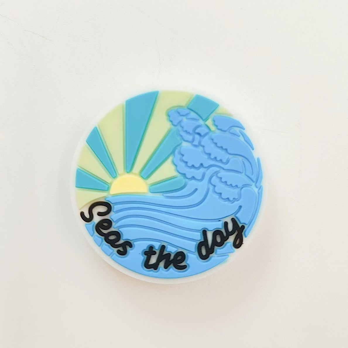 Wholesale 10pcs Creative Cartoon Focus Beads Ocean Wave Silicone Beads