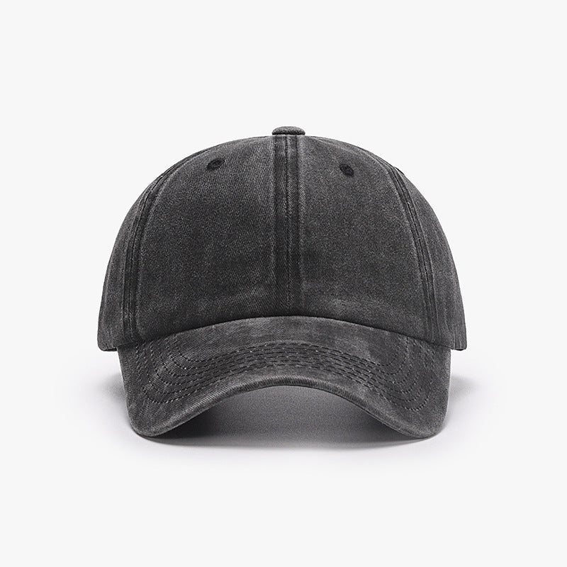 Wholesale Soft Top Black Cotton Baseball Cap