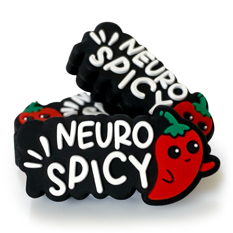Wholesale 10pcs Cartoon Cute Spicy Silicone Beads