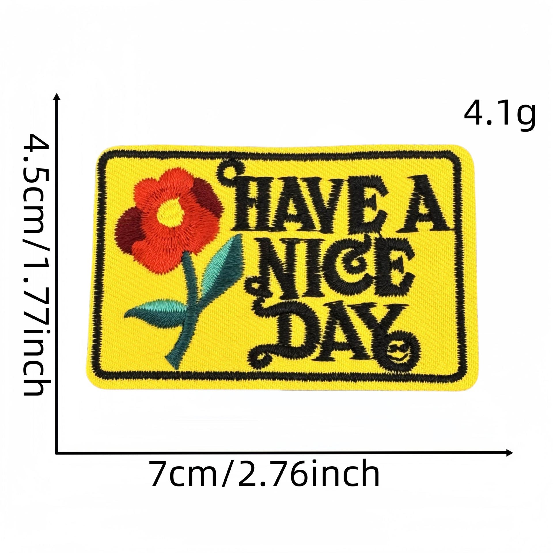 Wholesale Cartoon Fun Quirky Style English Letter Animal Character Velcro Badge Patch
