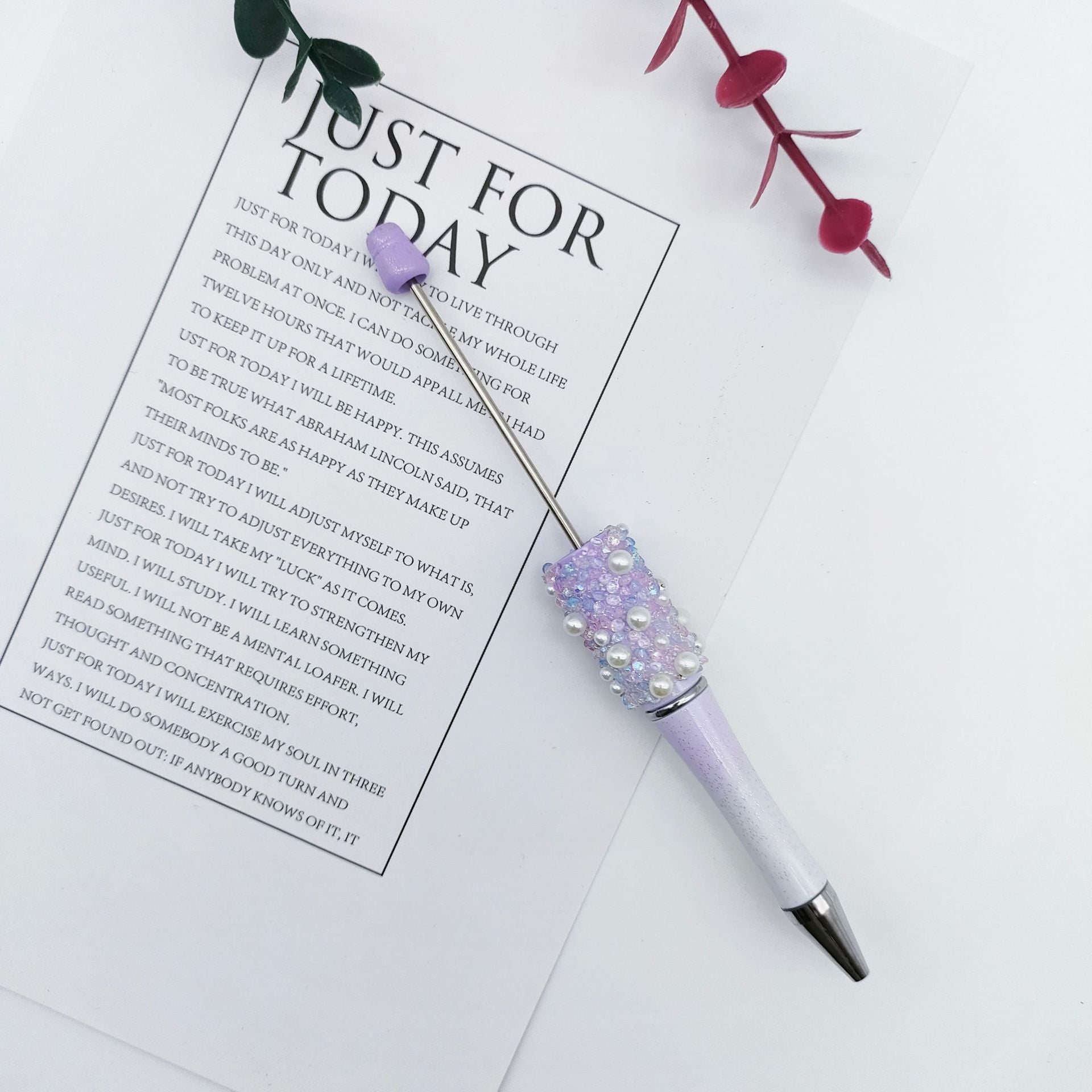 Wholesale 10pcs Pearl Sugar Bead Pen Hand Painted Beads DIY