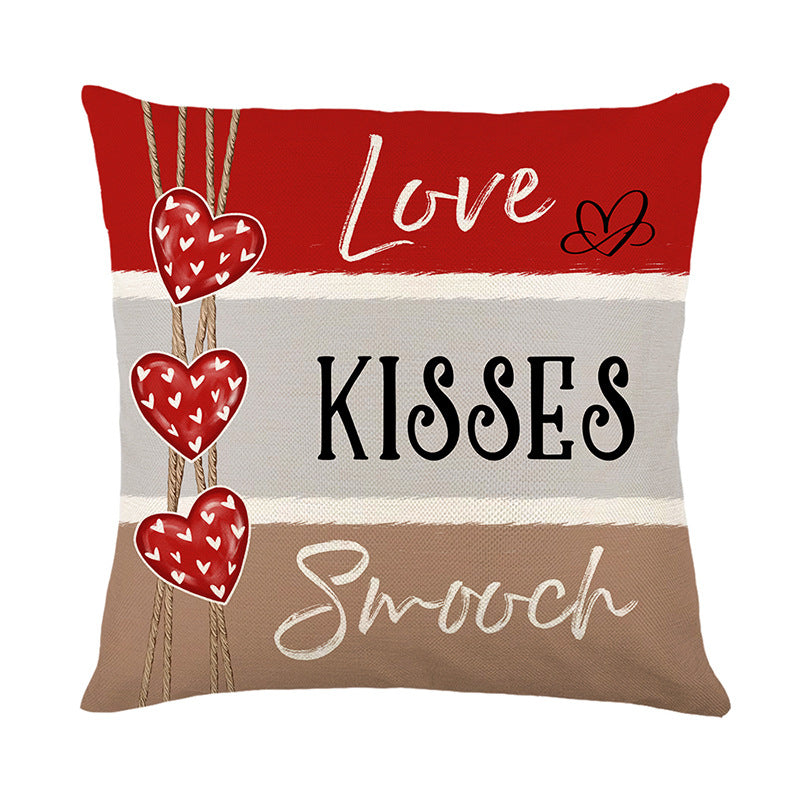 Wholesale Valentine's Day Printed Love Polyester Pillow Covers