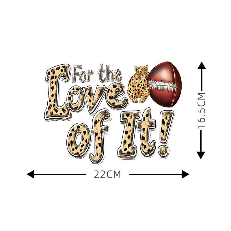 Wholesale rugby jersey UV DTF ready-to-use transfer stickers