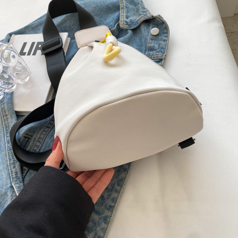 Wholesale Oxford Cloth Shoulder Chest Bag Crossbody Bag Simple Casual Solid Color Lightweight Travel Bag