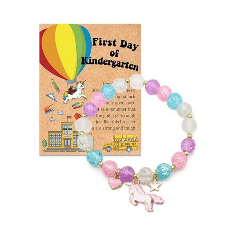 Wholesale Sparkling Crystal Easter Gold Bead Pink Rabbit Bracelet